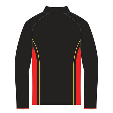 Off-Field Long Sleeve Qtr Zip Warm Up Top Light Weight